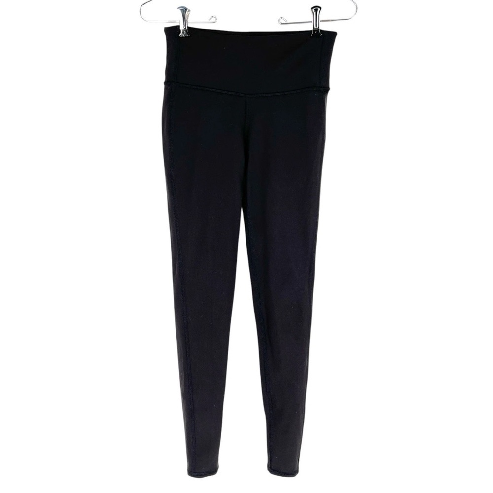 Athleta Chaturanga Leggings Womens Size XS Black High Rise Waist Pocket